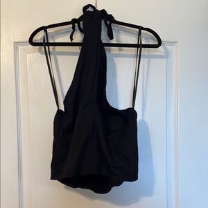 Chic Black Halter Top